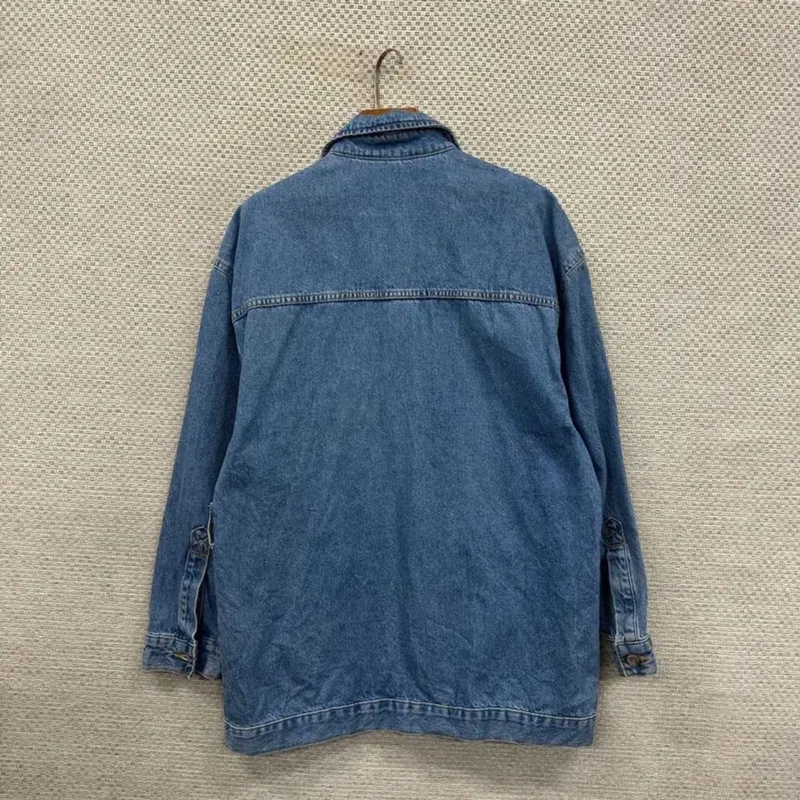 자라 ZARA 캐주얼 롱 데님 청자켓 95 D12077 상품이미지2