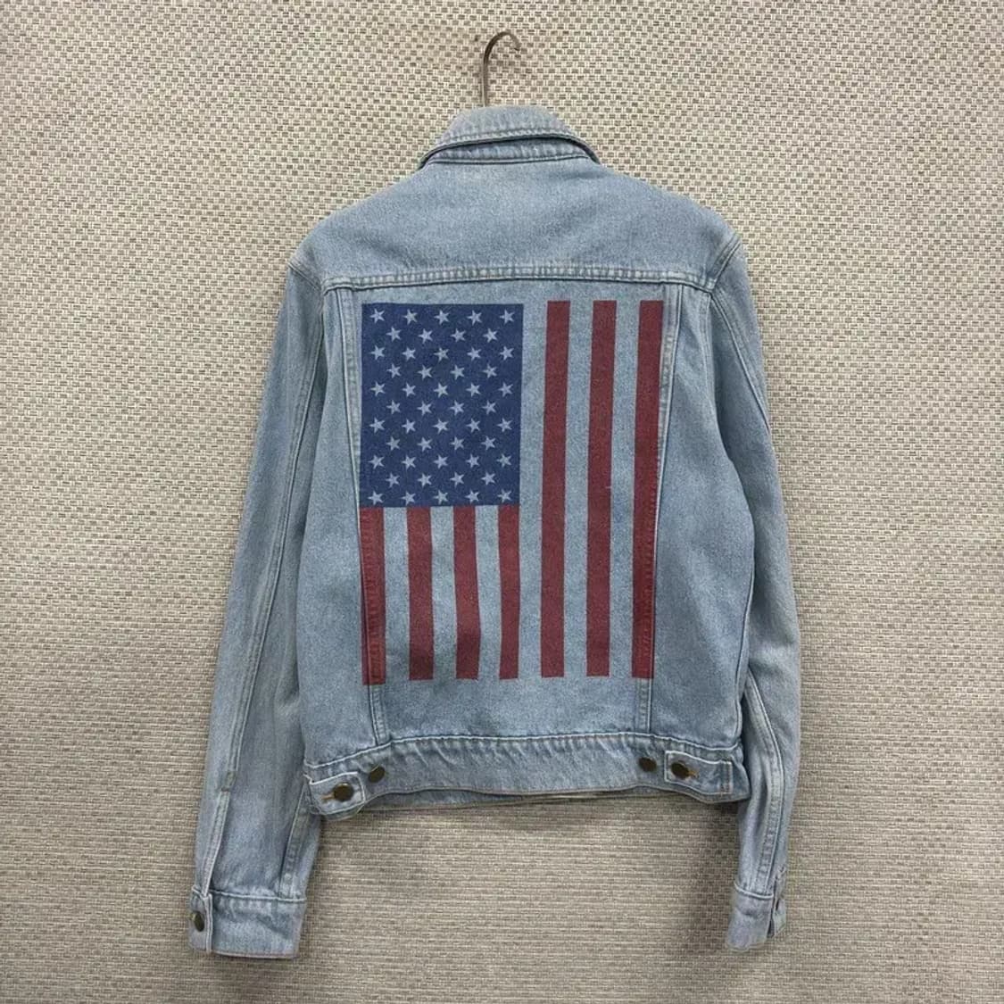 아메리칸어패럴 성조기 데님 청자켓 90 D12087 상품이미지1