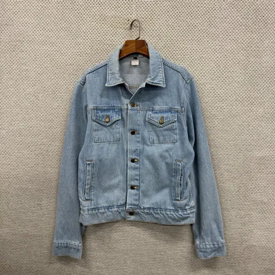 아메리칸어패럴 성조기 데님 청자켓 90 D12087 상품이미지2