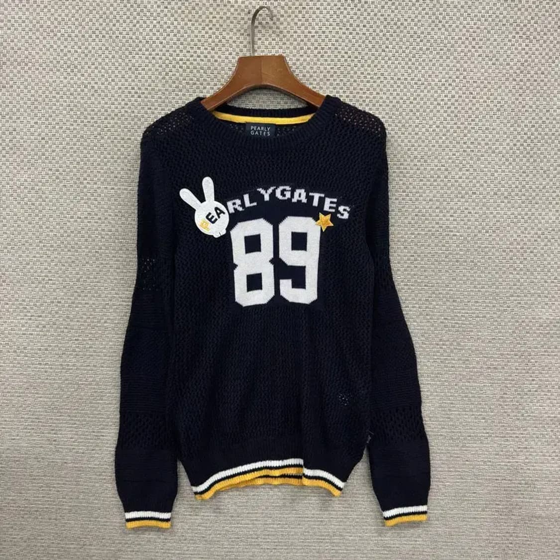 파리게이츠 골프 캐주얼 아크릴 니트 스웨터 90 D12098 상품이미지1