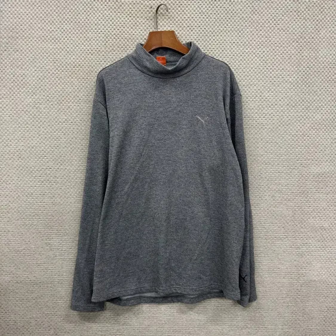 푸마 캐주얼 자수로고 목폴라 긴팔티 105 D12103 상품이미지1