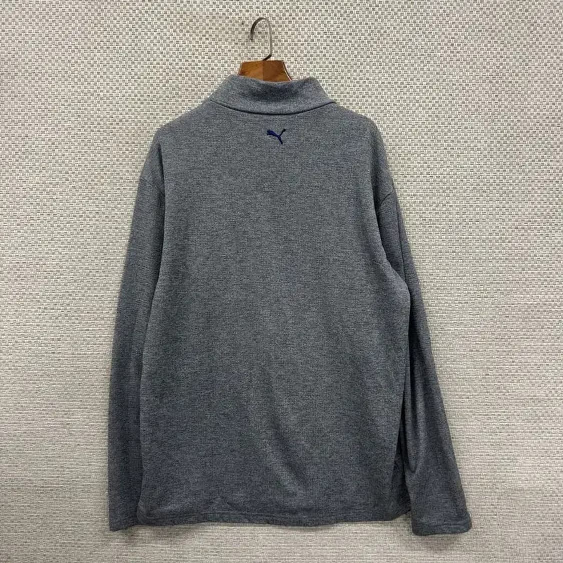 푸마 캐주얼 자수로고 목폴라 긴팔티 105 D12103 상품이미지2