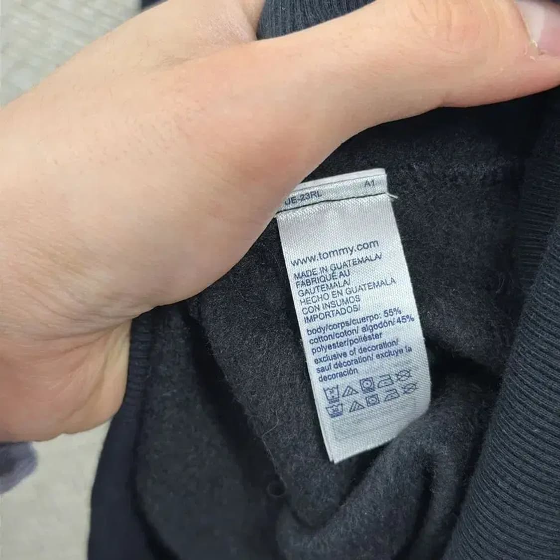 타미힐피거 캐주얼 자수로고 약기모 스웻셔츠 맨투맨 105 D12082 상품이미지4