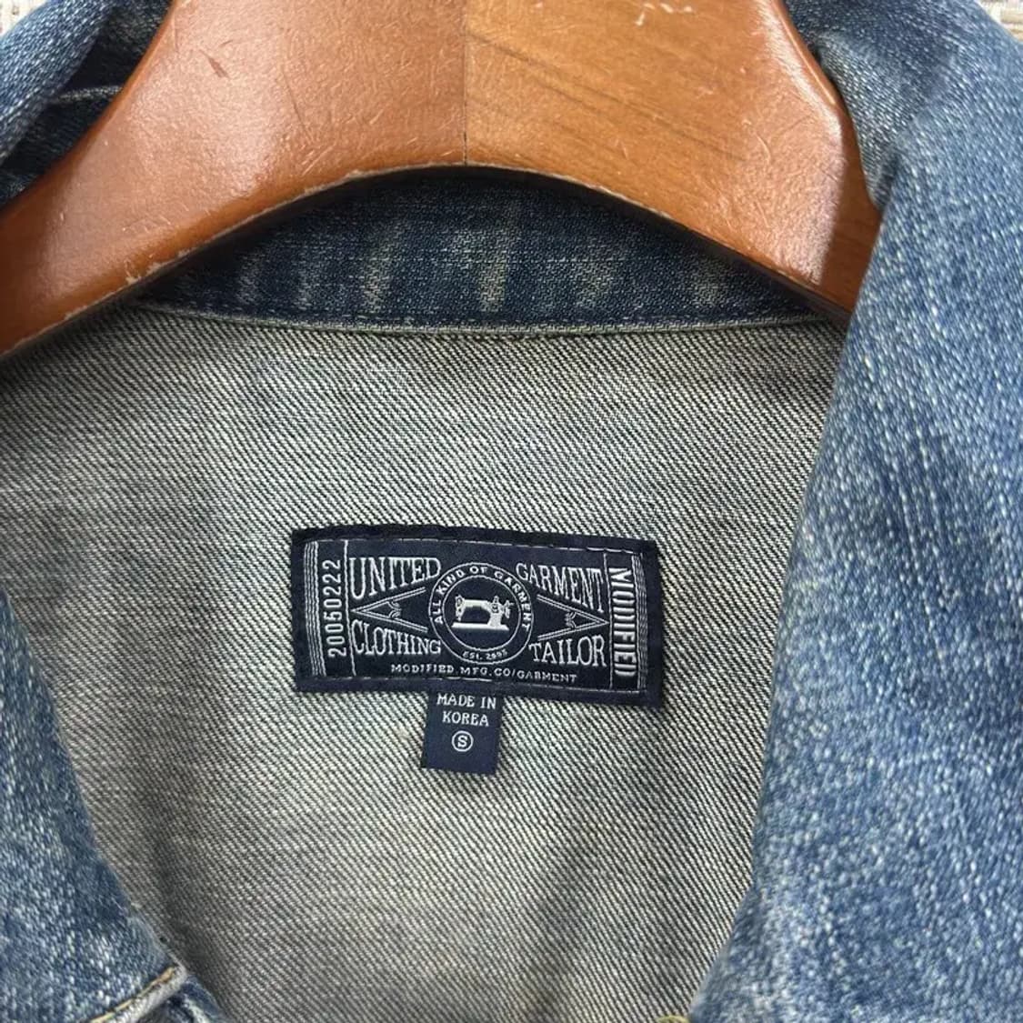 모디파이드 캐주얼 여성 데님 청자켓 85 D12093 상품이미지3