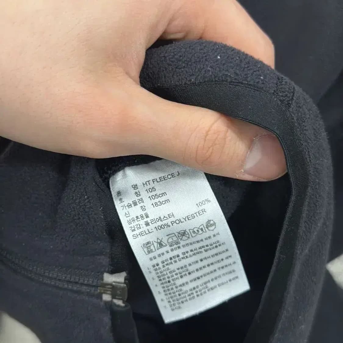 아디다스 캐주얼 자수로고 플리스 후리스 집업 100 D12089 상품이미지4