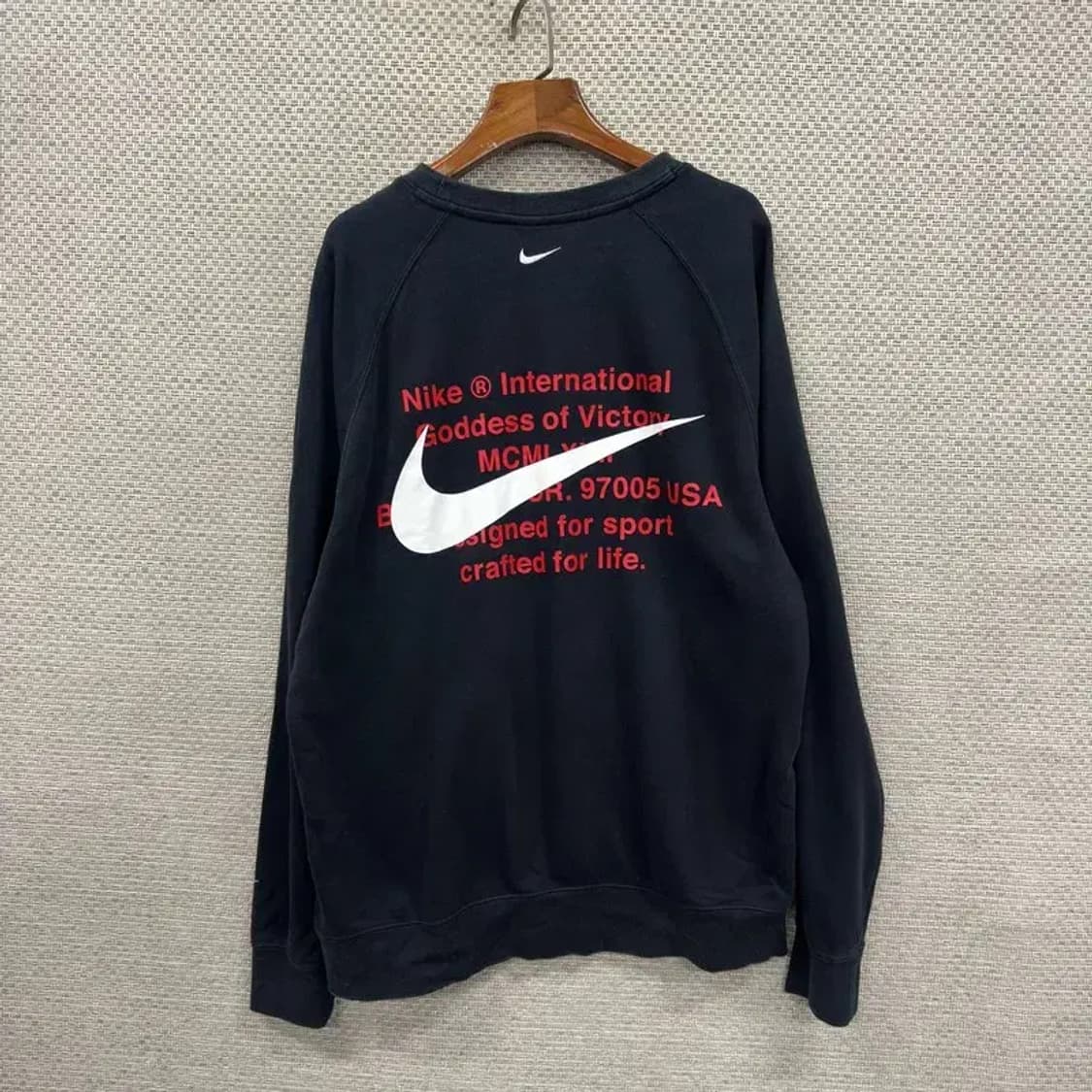 나이키 캐주얼 더블스우시 스웻셔츠 맨투맨 105 D12091 상품이미지2