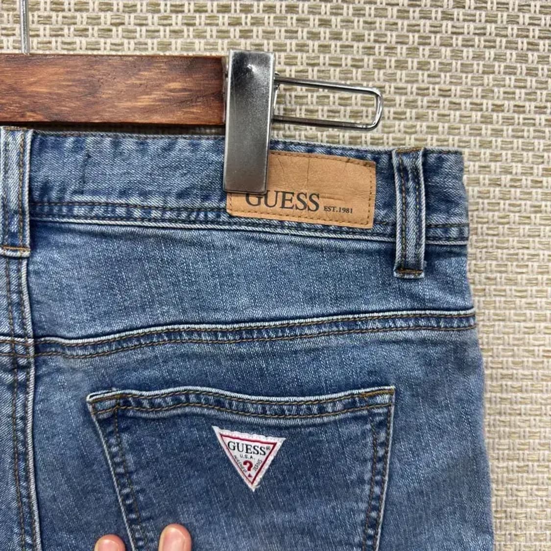 게스 로고 캐주얼 데님 청바지 29인치 D12113 상품이미지3