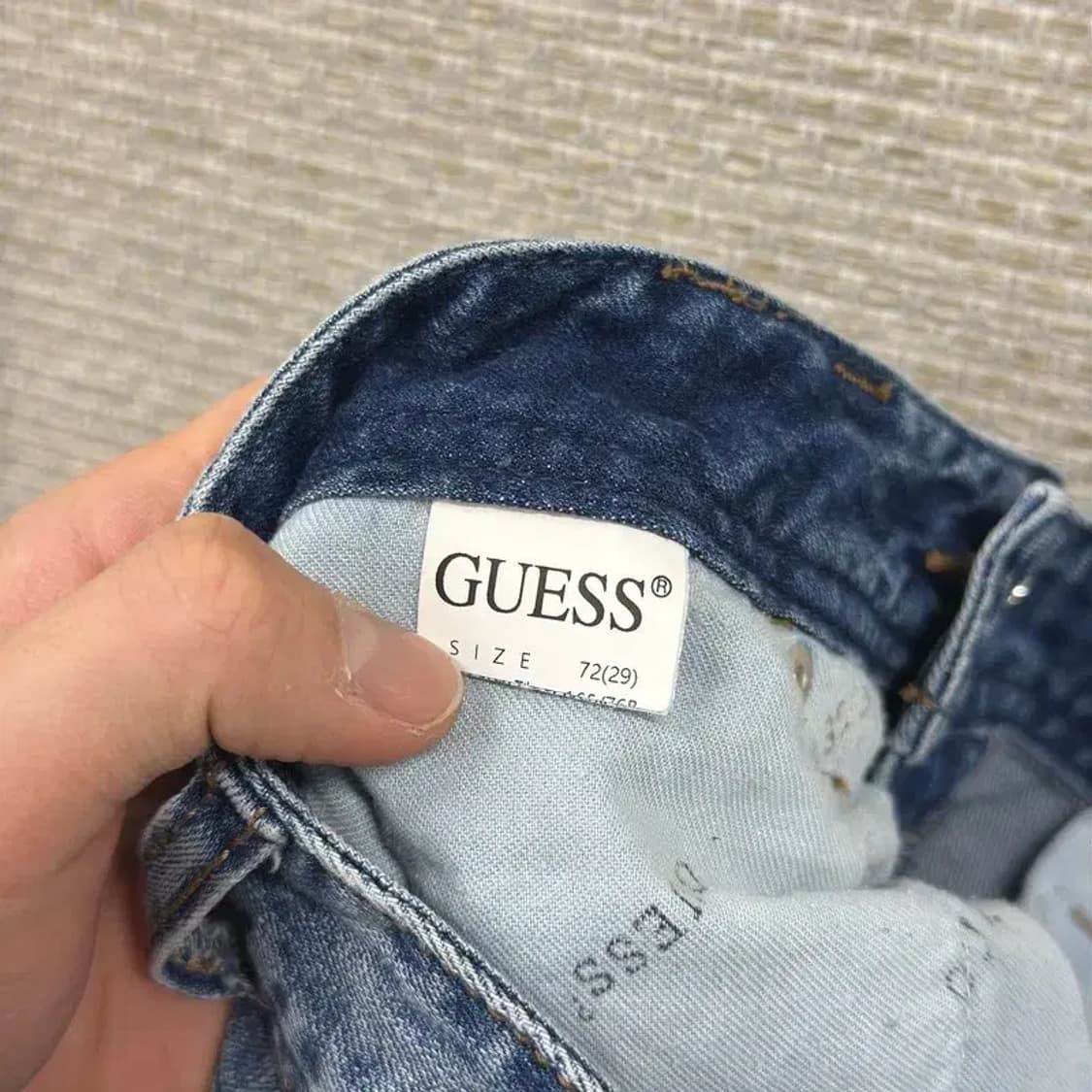 게스 로고 캐주얼 데님 청바지 29인치 D12113 상품이미지5