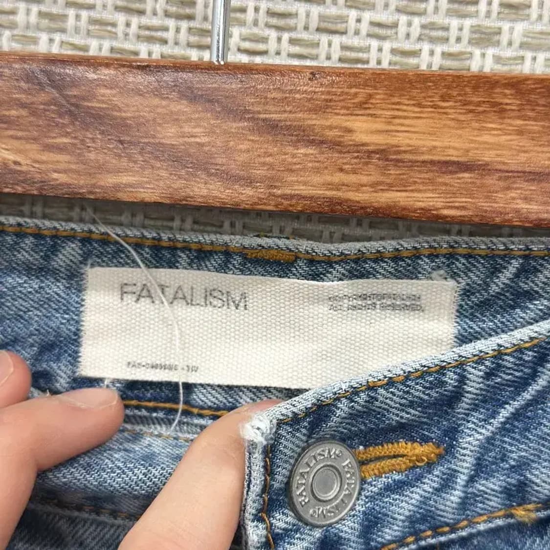 페이탈리즘 캐주얼 데님 청바지 48 D12112 상품이미지4