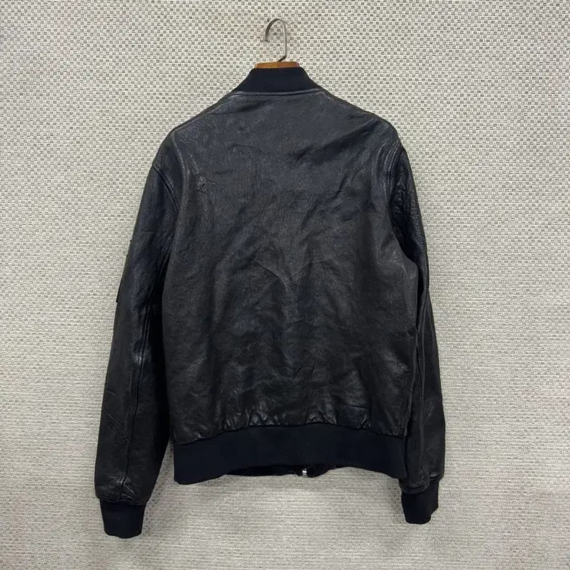 빈티지 블루종 싱글라이더 양가죽 자켓 95 D12095 상품이미지2