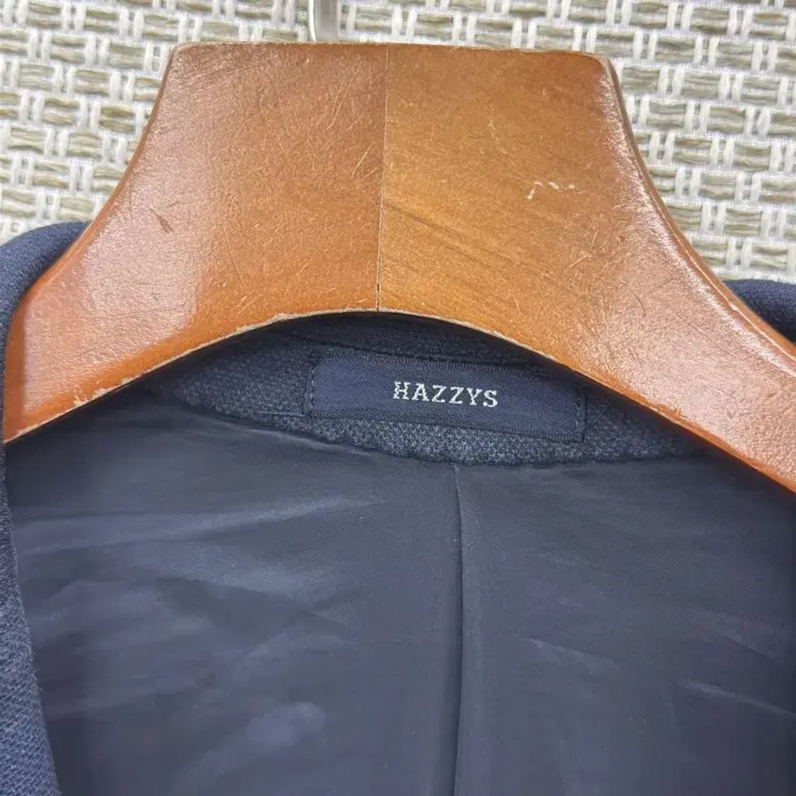 헤지스 캐주얼 버튼 슬림핏 블레이저 자켓 100 D12096 상품이미지4