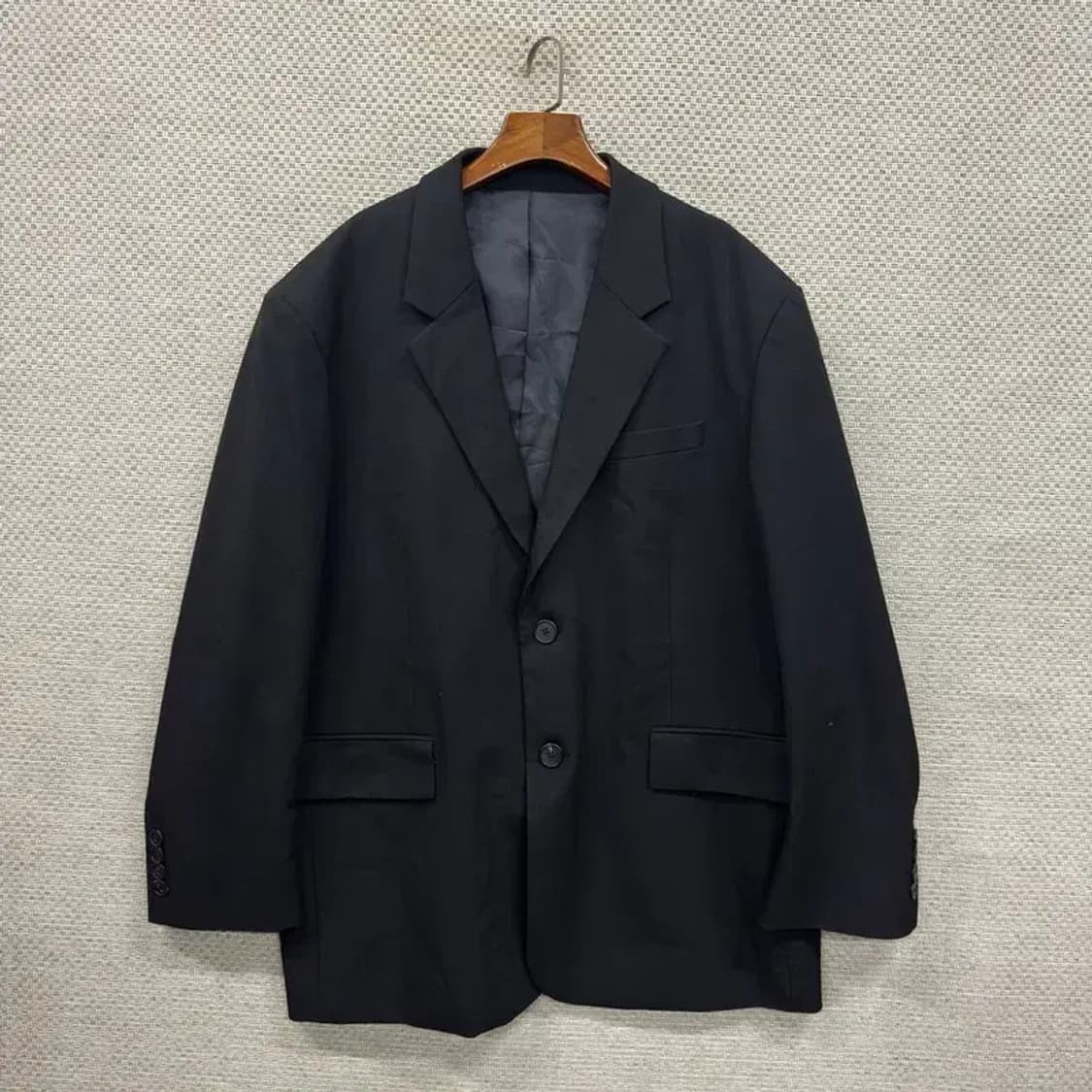 무신사스탠다드 캐주얼 버튼 울 블레이저 자켓 110 D12099 상품이미지1