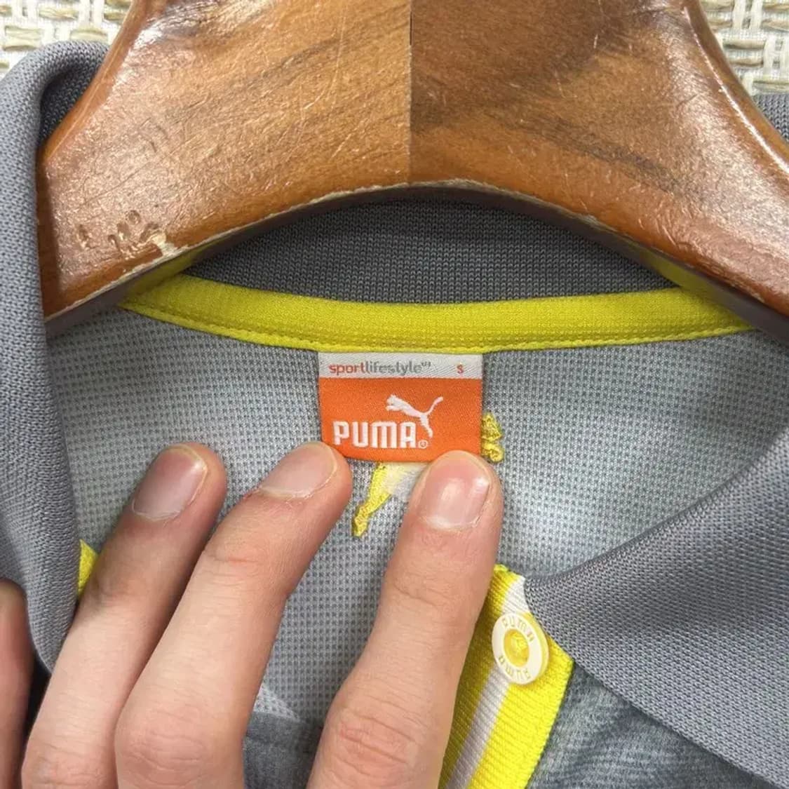 푸마 캐쥬얼 자수로고 등산 기능성 긴팔 카라티 90 D12159 상품이미지3