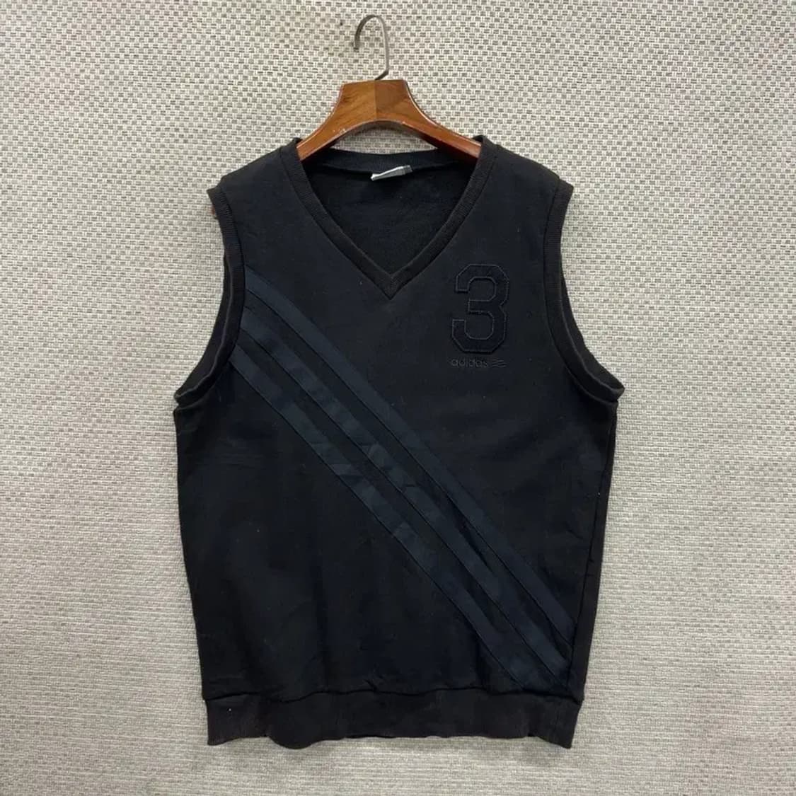 아디다스 자수로고 니트 베스트 조끼 100 D12170 상품이미지1