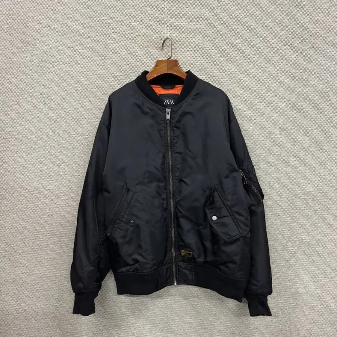 자라 ZARA 봄버 항공점퍼 블루종 자켓 105 D12169 상품이미지1