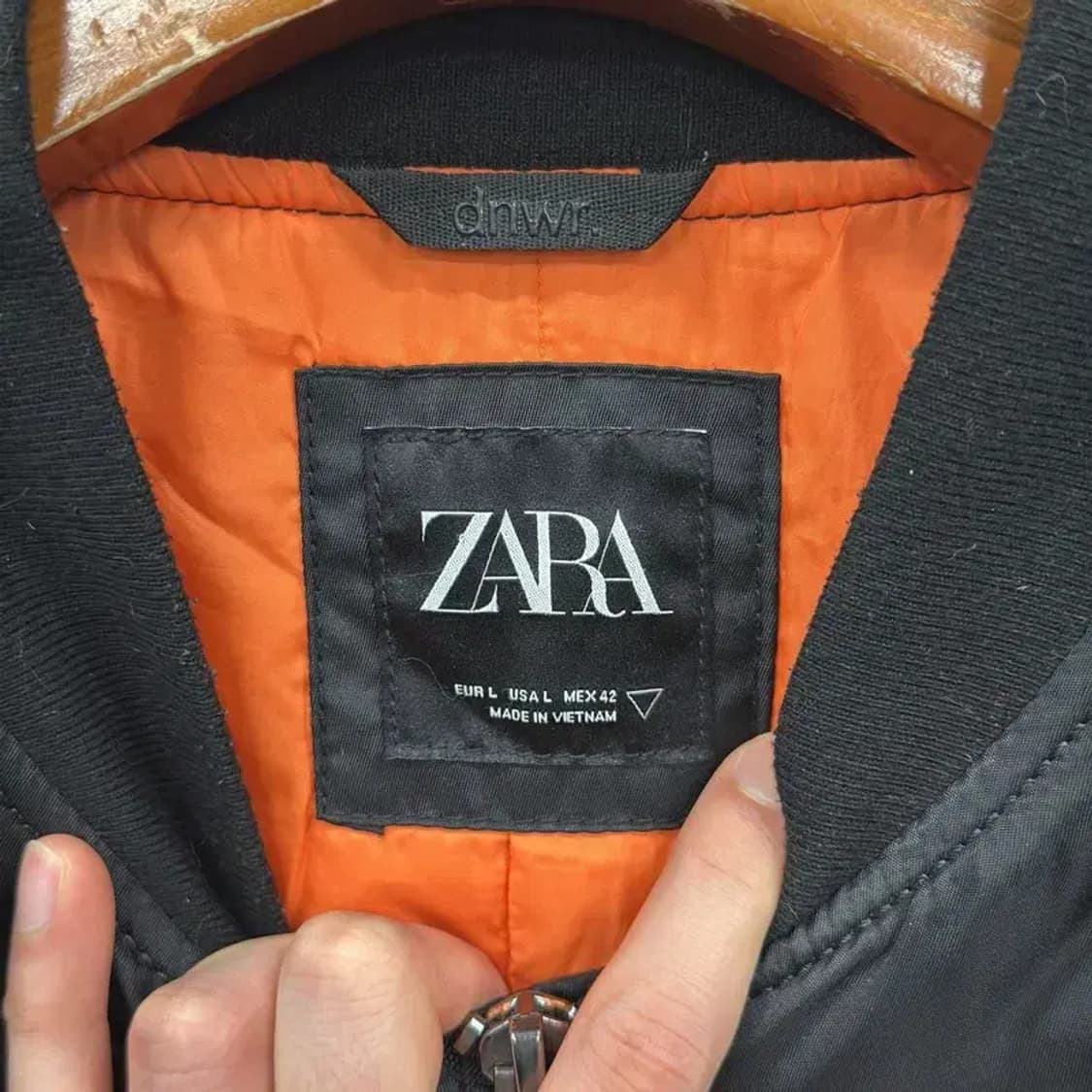 자라 ZARA 봄버 항공점퍼 블루종 자켓 105 D12169 상품이미지3