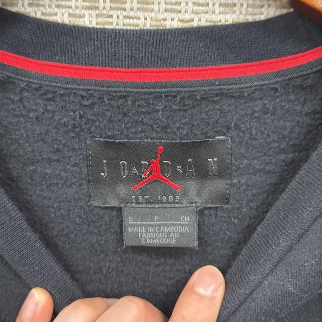 나이키 조던 캐쥬얼 약기모 프린팅 맨투맨 95 D12182 상품이미지3