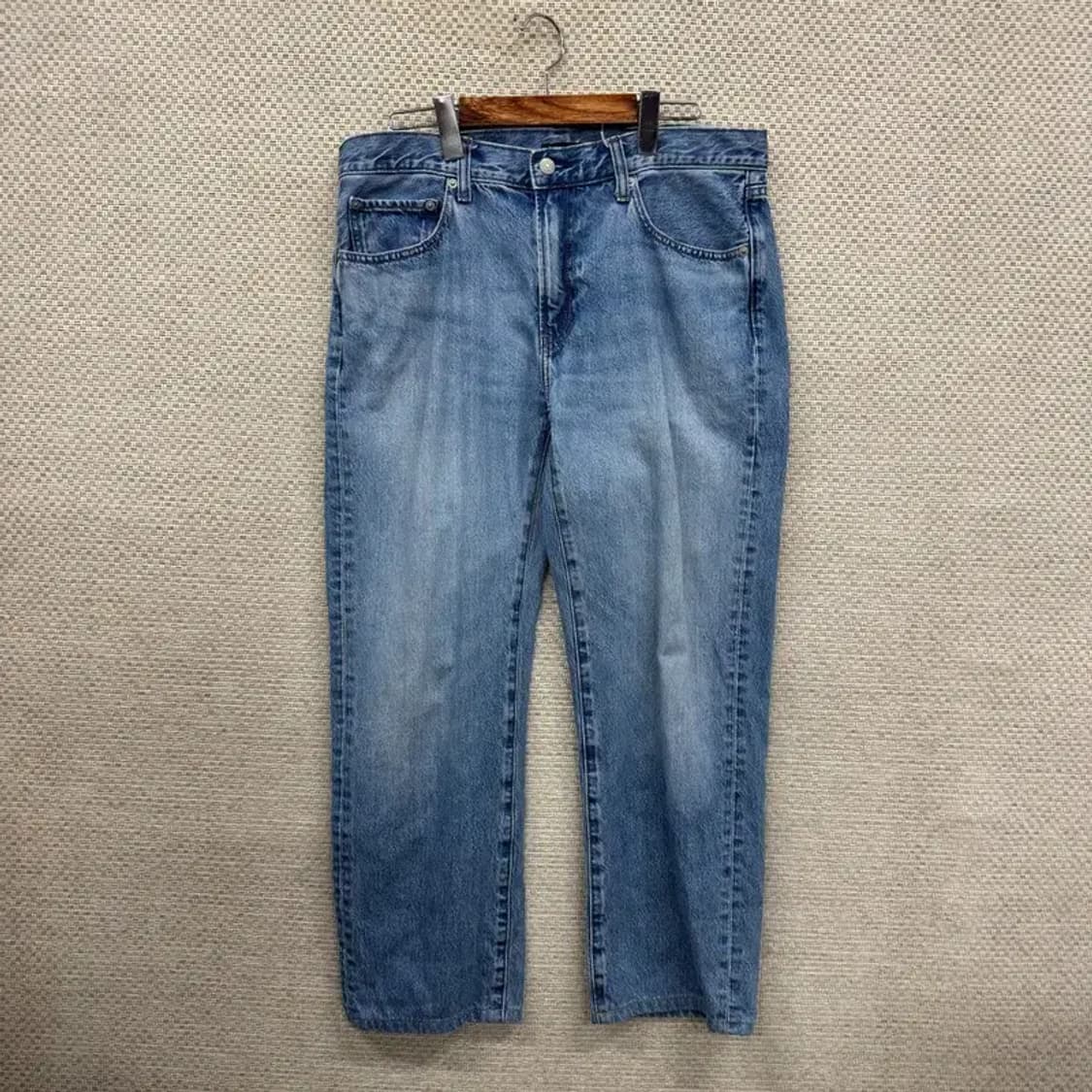 유니클로 캐쥬얼 연청 데님팬츠 청바지 34인치 D12194 상품이미지1