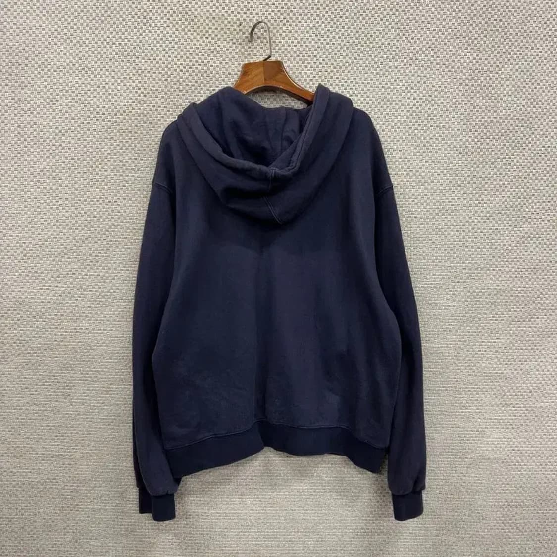 우알롱 캐쥬얼 자수로고 후드집업 100 D12176 상품이미지2