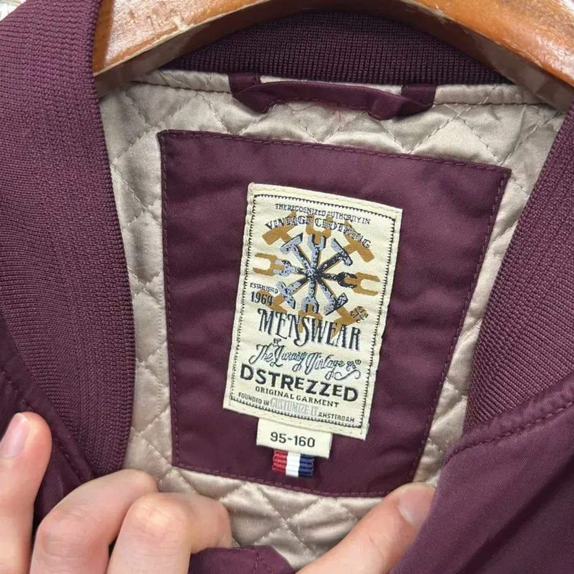 빈티지 올드스쿨 ma-1 항공점퍼 블루종 100 D12183 상품이미지3