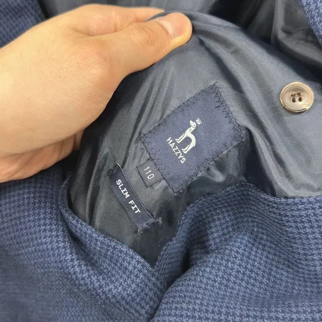 헤지스 캐쥬얼 슬림핏 블레이저 자켓 110 D12247 상품이미지4