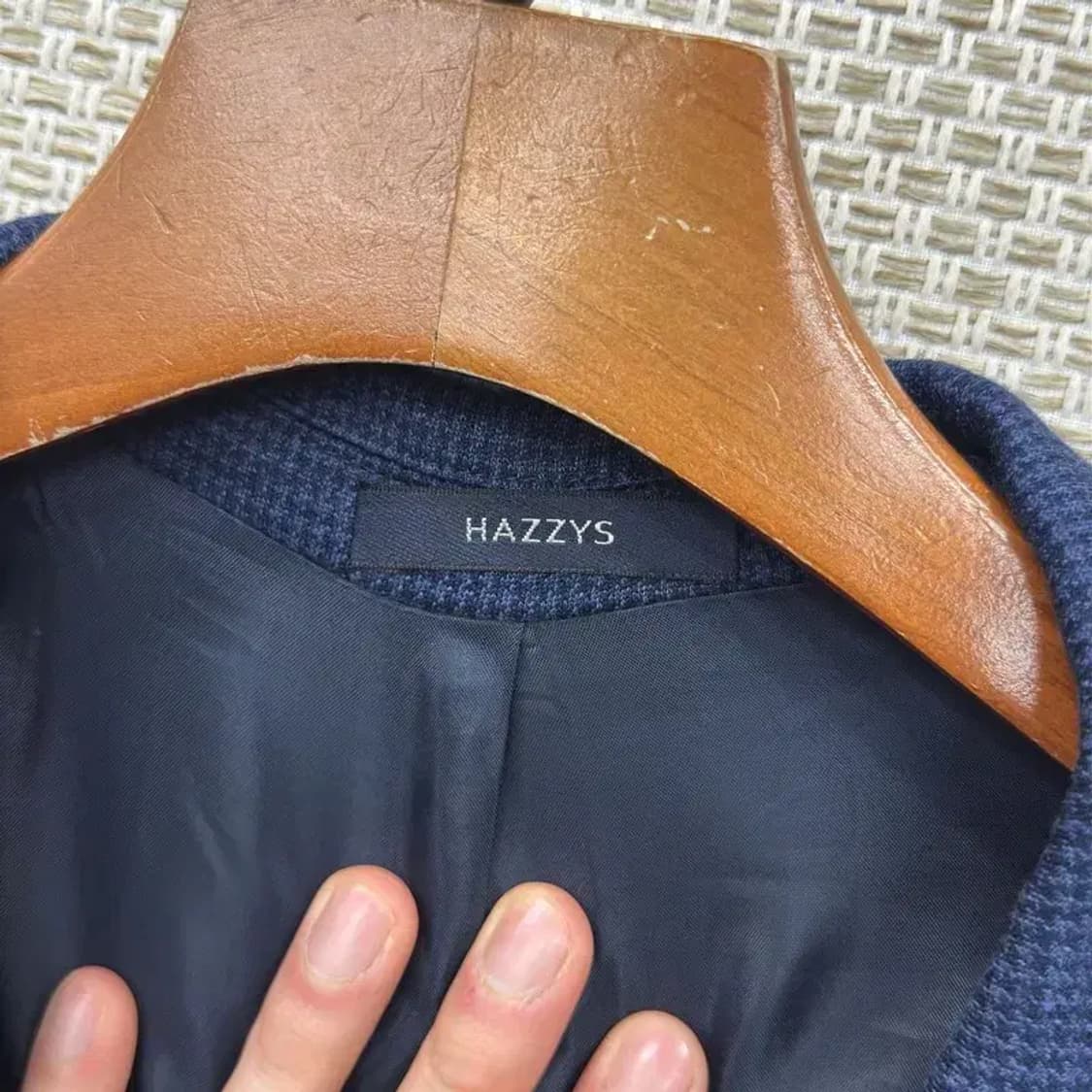 헤지스 캐쥬얼 슬림핏 블레이저 자켓 110 D12247 상품이미지5