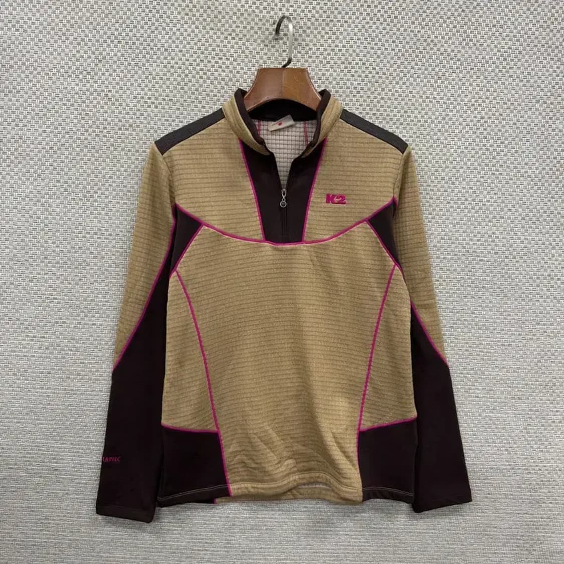 K2 아웃도어 등산 기능성 반집업 긴팔티 95 D12248 상품이미지1