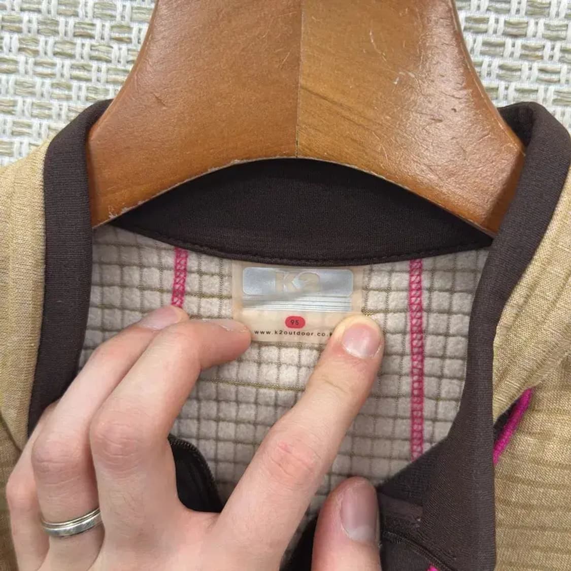 K2 아웃도어 등산 기능성 반집업 긴팔티 95 D12248 상품이미지3