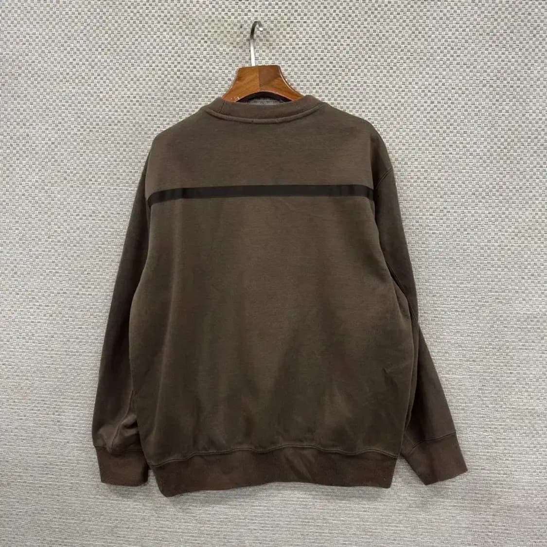 유니클로 캐쥬얼 무지 브라운 오버핏 맨투맨 90 D12251 상품이미지2