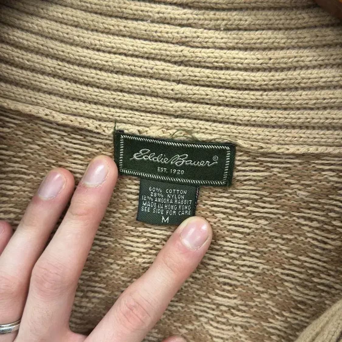 에디바우어 캐쥬얼 카라 니트 가디건 95 D12253 상품이미지3