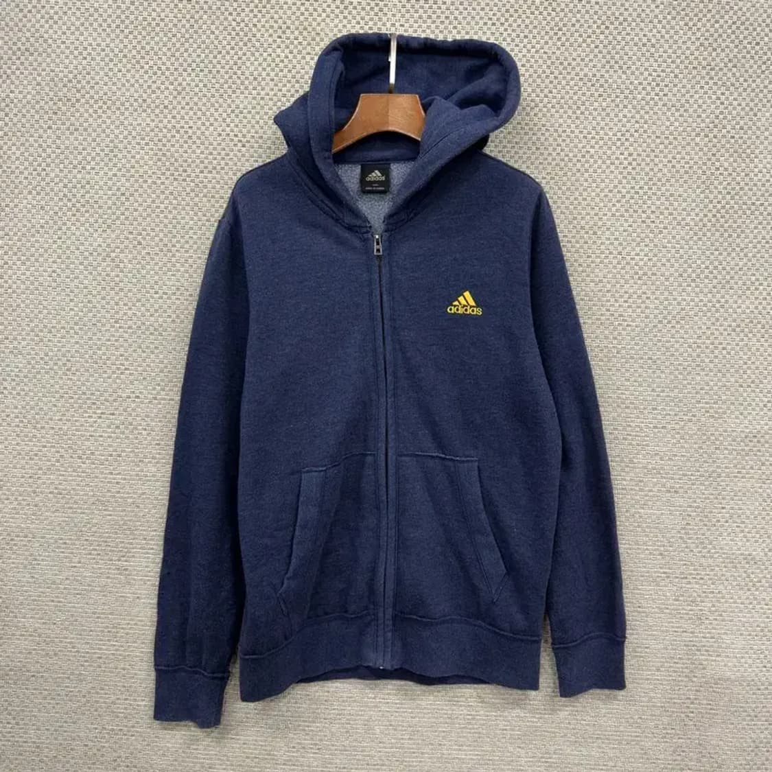 아디다스 약기모 자수로고 후드 집업 100 D12258 상품이미지1