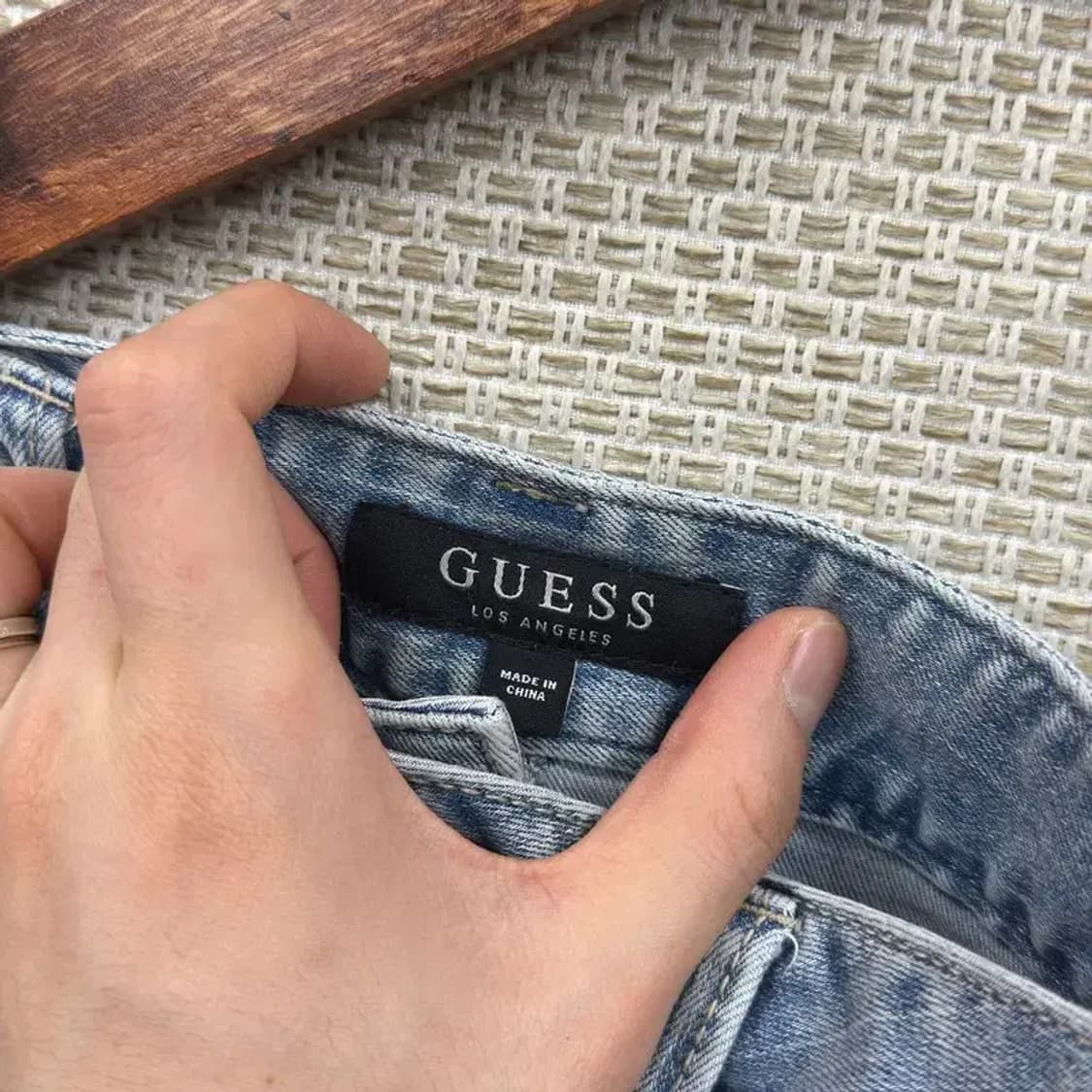 게스 캐쥬얼 슬림 데님팬츠 청바지 31인치 D12268 상품이미지4