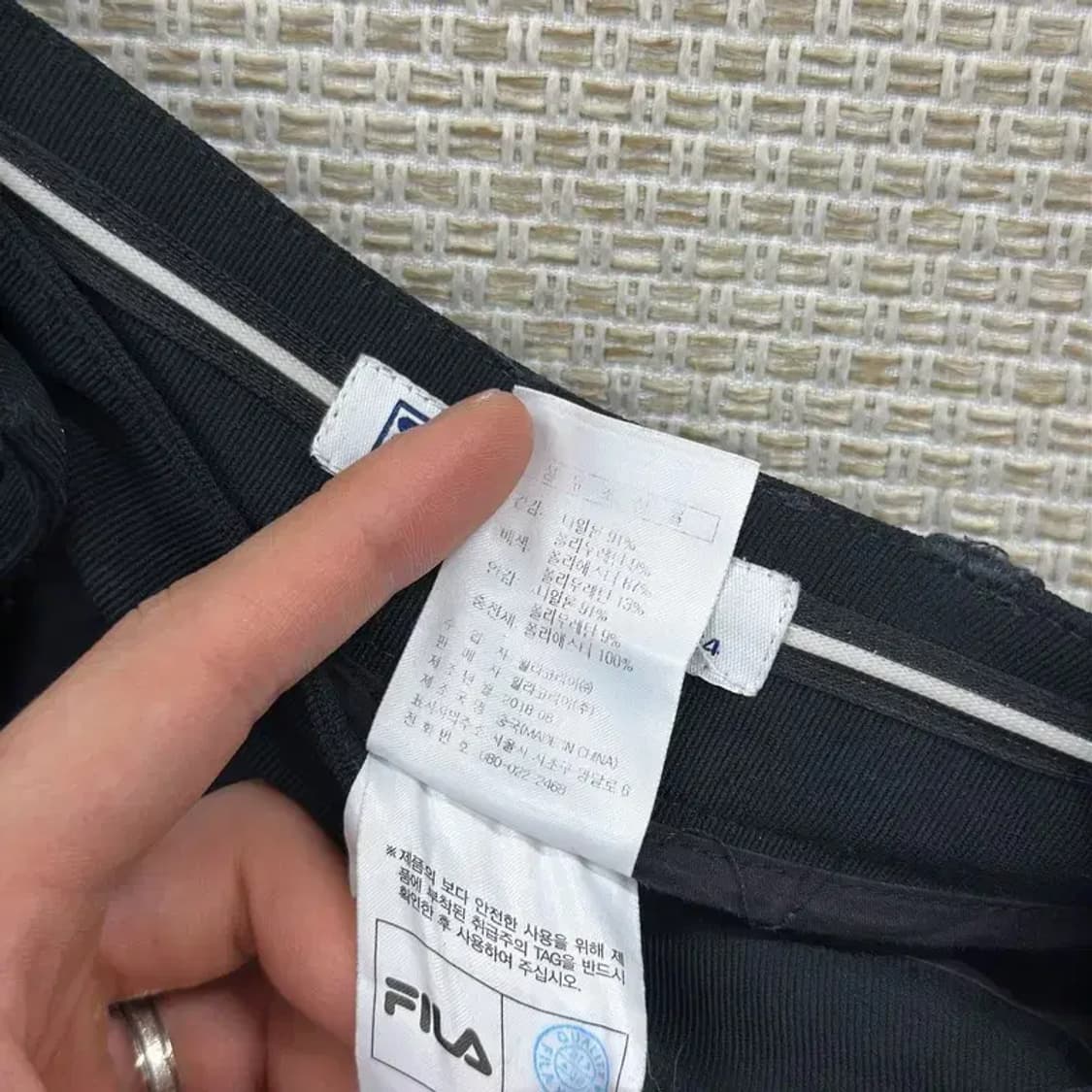 필라 아웃도어 골프 방한 패딩 바지 28인치 D12272 상품이미지4