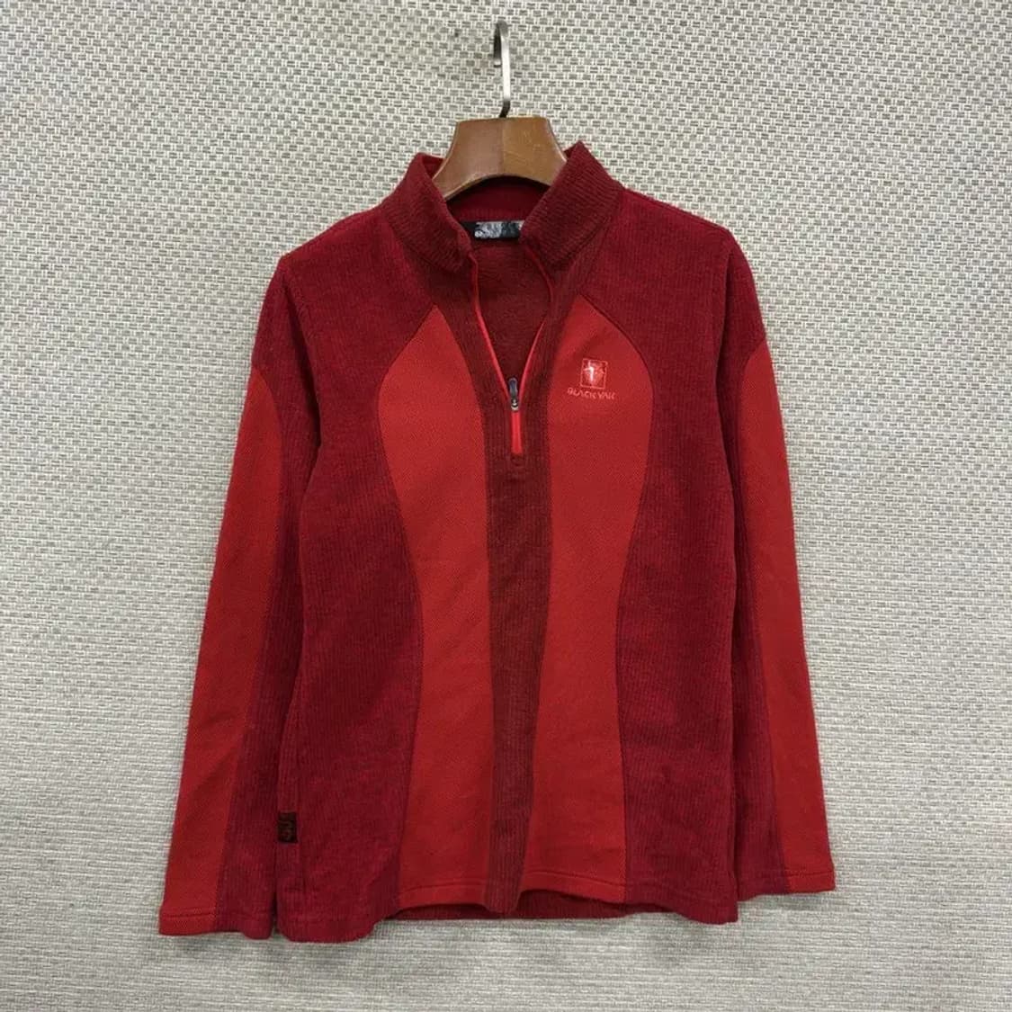 블랙야크 아웃도어 등산 반집업 긴팔티 90 D12259 상품이미지1