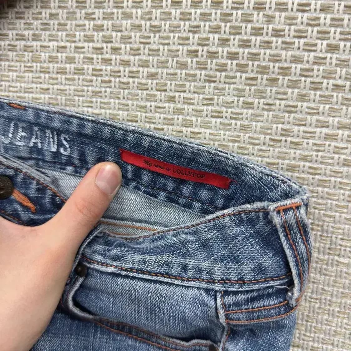 게스 캐쥬얼 로우드로즈 데님 청바지 29인치 D12274 상품이미지4