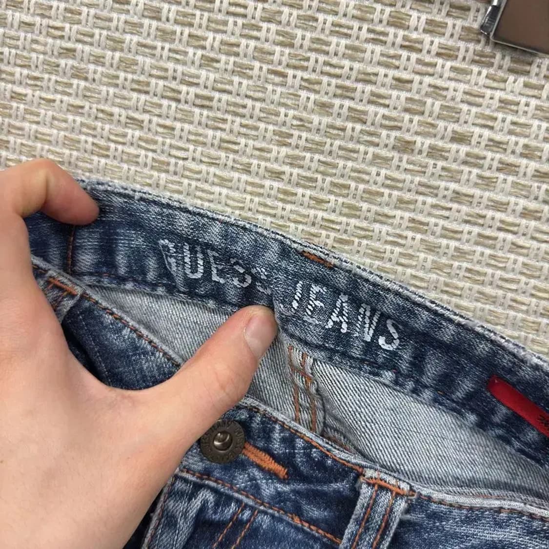 게스 캐쥬얼 로우드로즈 데님 청바지 29인치 D12274 상품이미지6