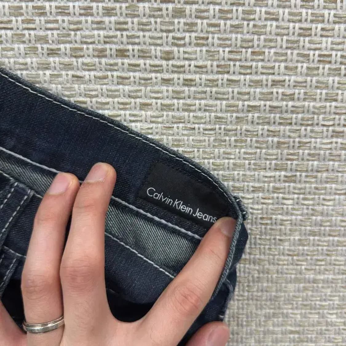 캘빈클라인 캐쥬얼 일자 데님 청바지 30인치 D12275 상품이미지4