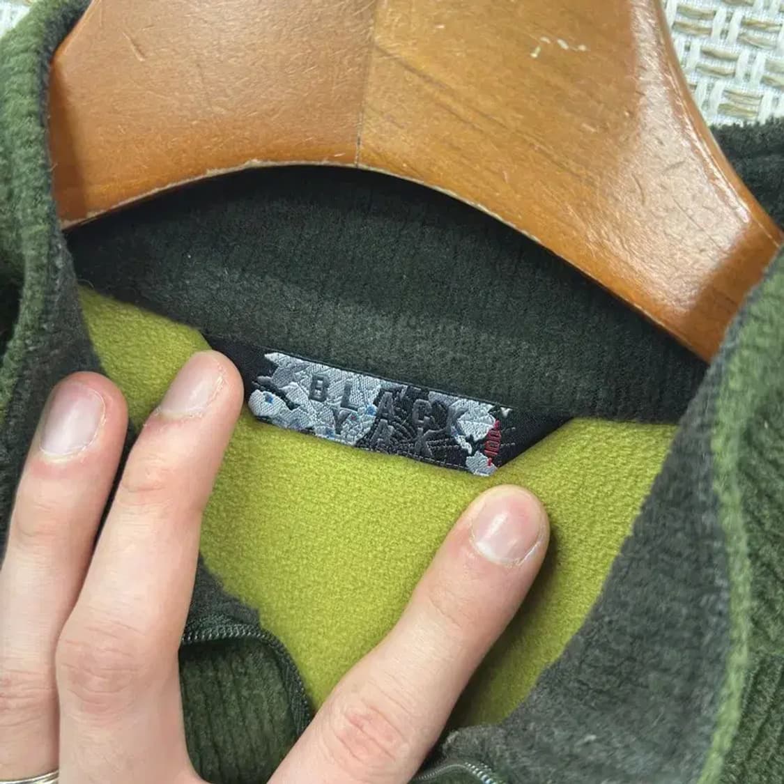 블랙야크 아웃도어 등산 반집업 맨투맨 100 D12265 상품이미지3