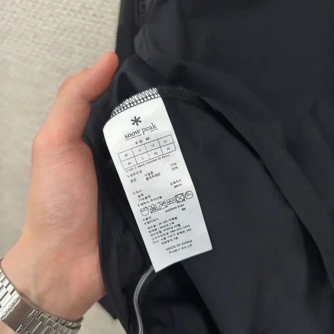 스노우피크 아웃도어 등산 골프 집업 85 A00002 상품이미지4