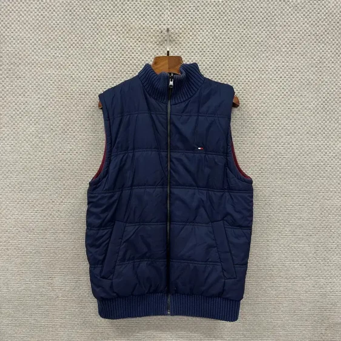 타미힐피거 캐쥬얼 리버시블 양면 경량 패딩 조끼 90 A00004 상품이미지3