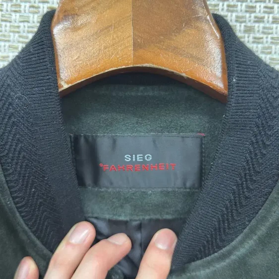 지이크 캐쥬얼 스웨이드 염소가죽 블루종 자켓 95 A00005 상품이미지3