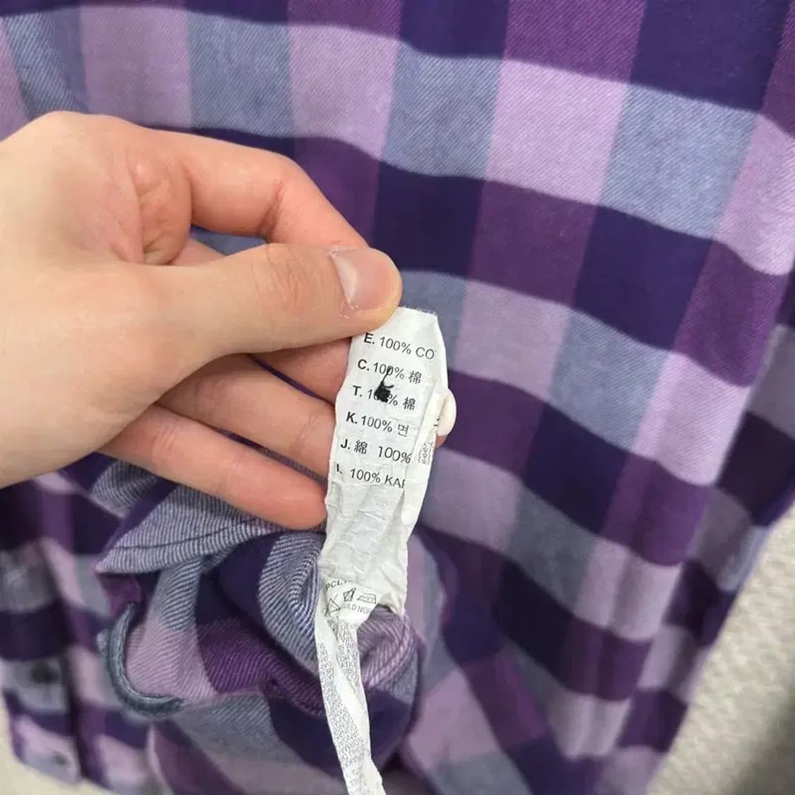 리바이스 캐쥬얼 체크 긴팔 셔츠 90 A00006 상품이미지4