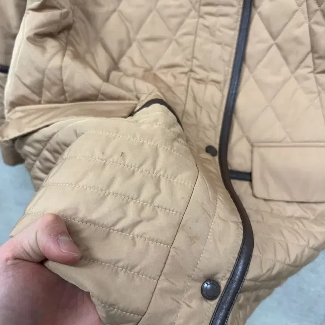 케이스 캐쥬얼 라운드넥 경량패딩 코트 95 A00007 상품이미지5