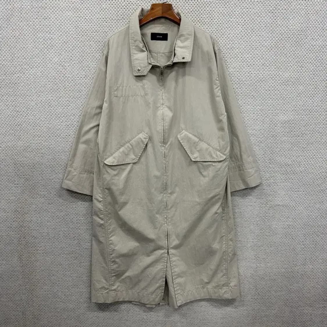 시스템 한섬 캐쥬얼 포켓 롱 코트 95 A00021 상품이미지1