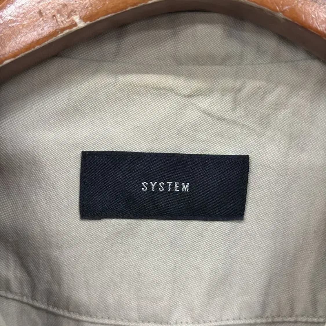 시스템 한섬 캐쥬얼 포켓 롱 코트 95 A00021 상품이미지3