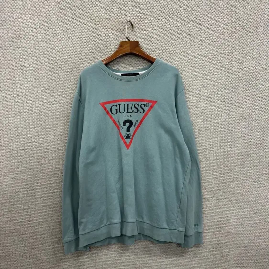 게스 캐쥬얼 프린팅 로고 맨투맨 110 A00081 상품이미지1