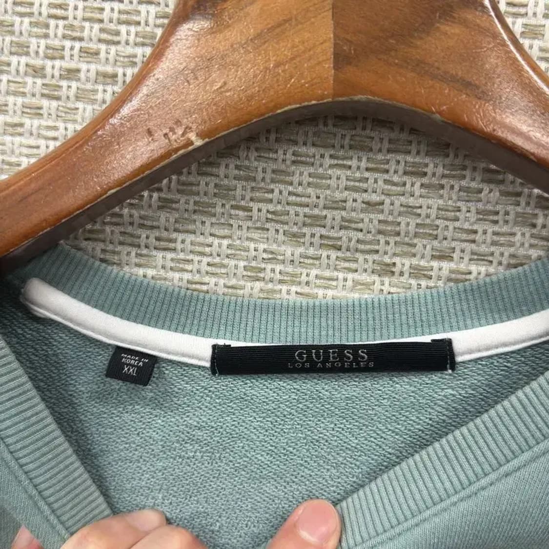 게스 캐쥬얼 프린팅 로고 맨투맨 110 A00081 상품이미지3