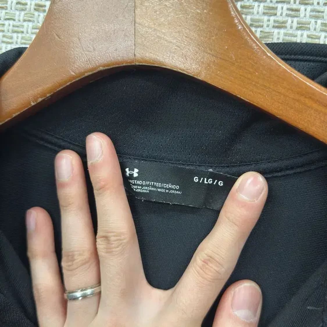 언더아머 캐쥬얼  자수로고 반목 집업 100 A00091 상품이미지3