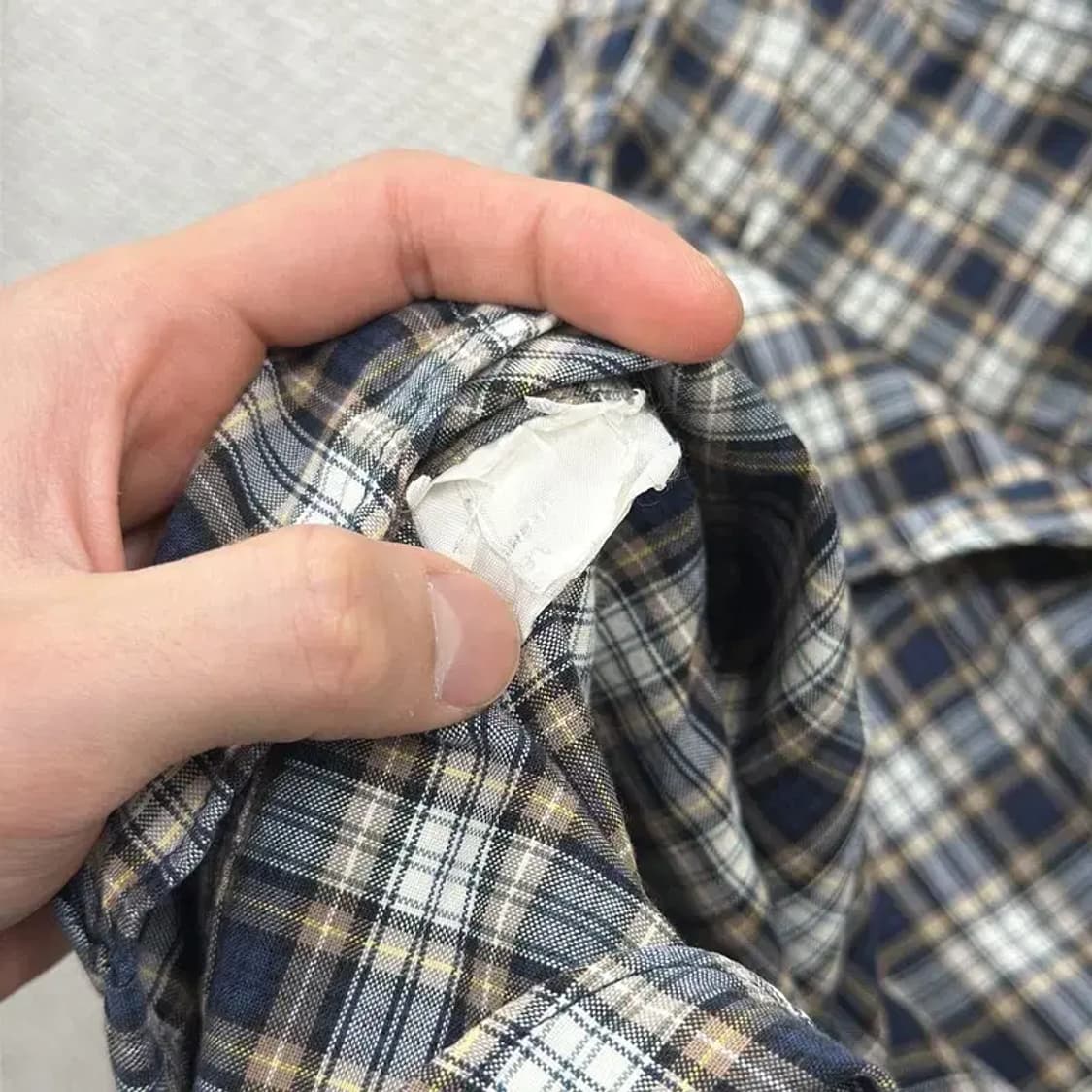 폴로 랄프로렌 캐쥬얼 자수로고 체크 오버핏 셔츠 90 A00097 상품이미지4