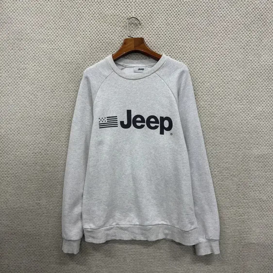 지프 JEEP 캐쥬얼 프린팅 로고 나그랑 맨투맨 95 A00082 상품이미지1